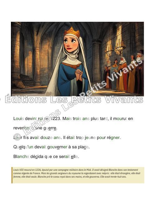 Aperçu page 2 du livre Blanche de Castille