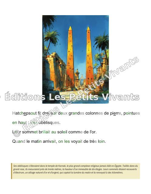 Aperçu page 2 du livre Hatchepsout