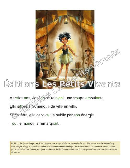 Aperçu page 1 du livre Joséphine Baker