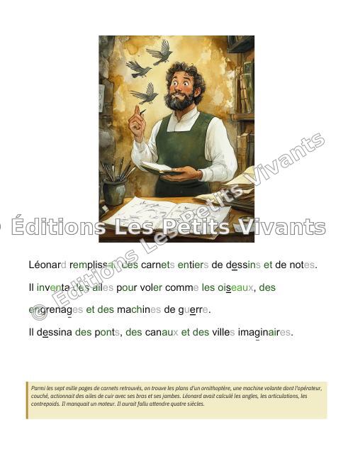 Aperçu page 2 du livre Léonard de Vinci