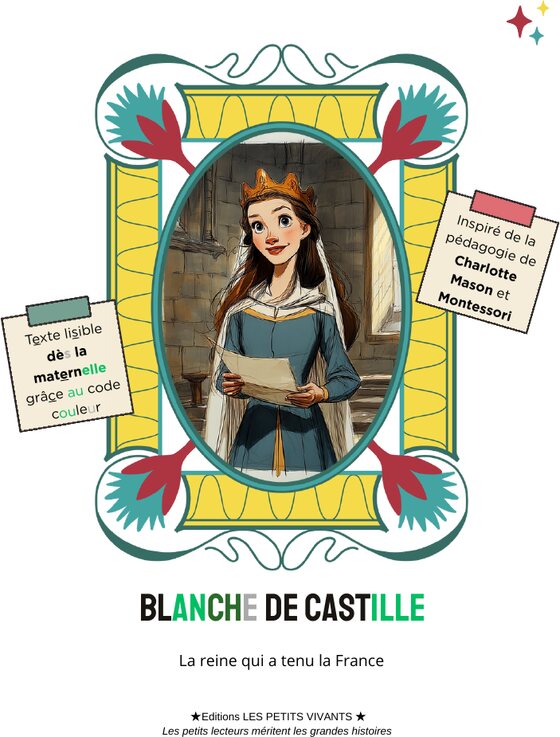 Couverture du livre Blanche de Castille, Editions Les Petits Vivants