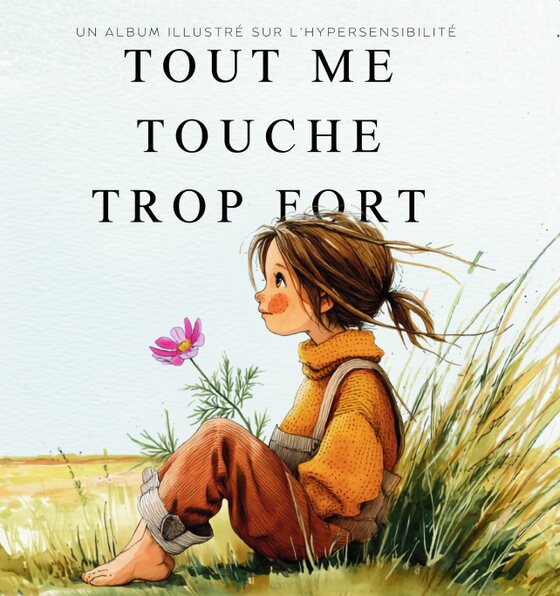 Couverture du livre Tout me touche trop fort, Editions Les Petits Vivants