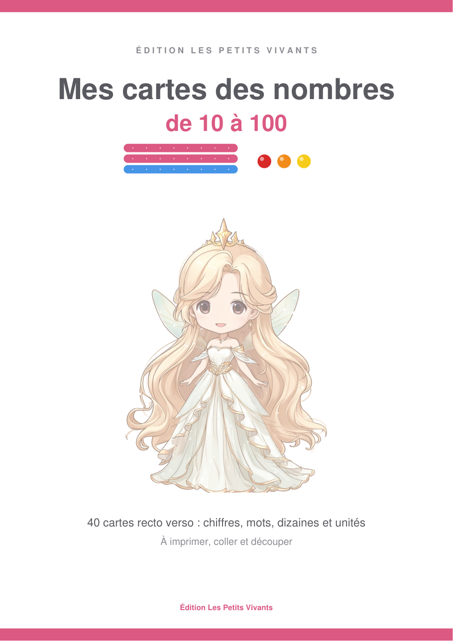 Aperçu de Mes cartes des nombres, de 10 à 100