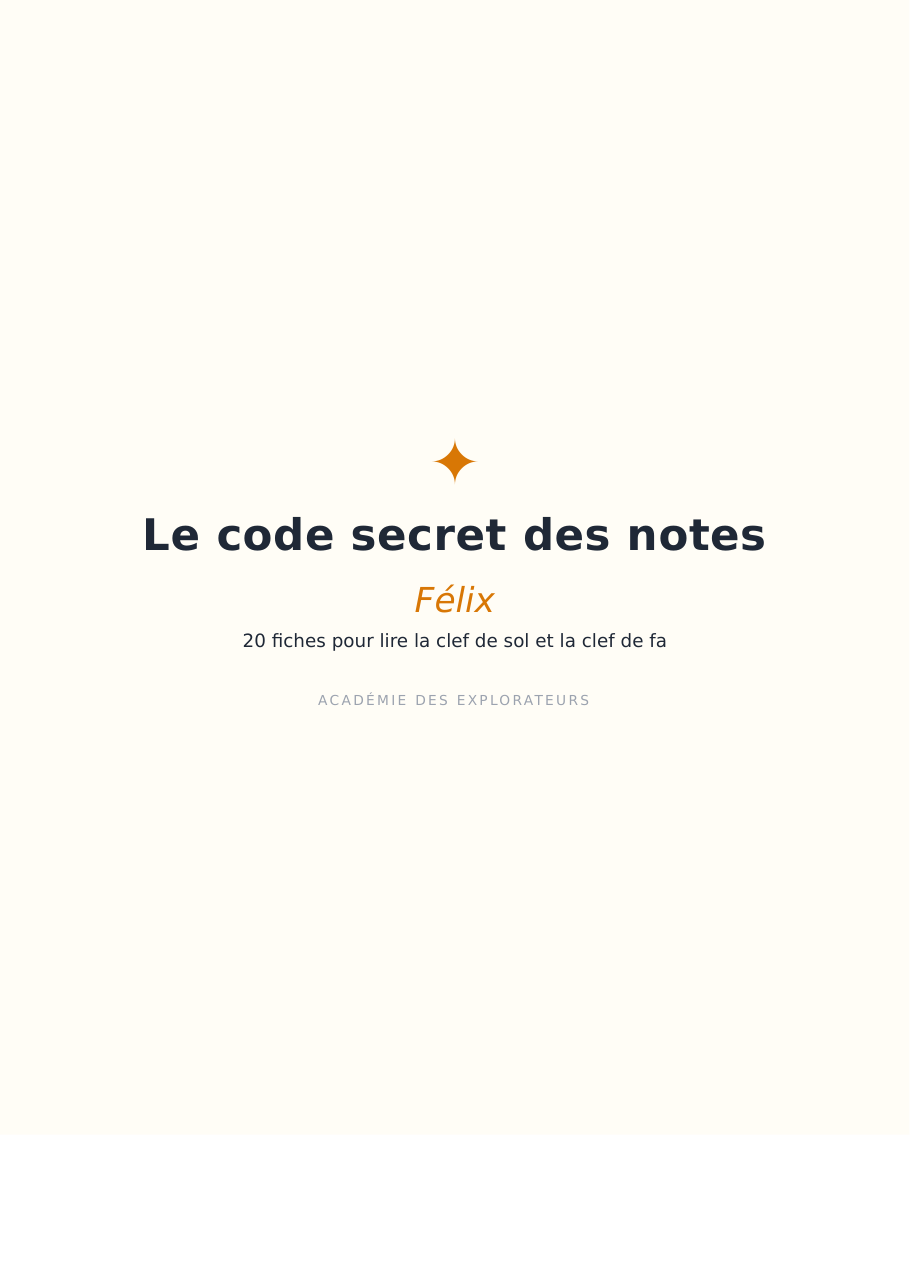 Aperçu de Le code secret des notes